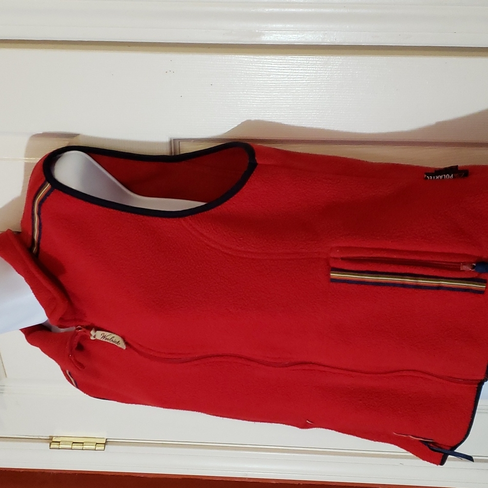 VTG. Woolrich Polartec Red Vest - Picture 3 of 9